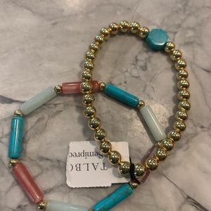 Talbots semi precious stone bracelets